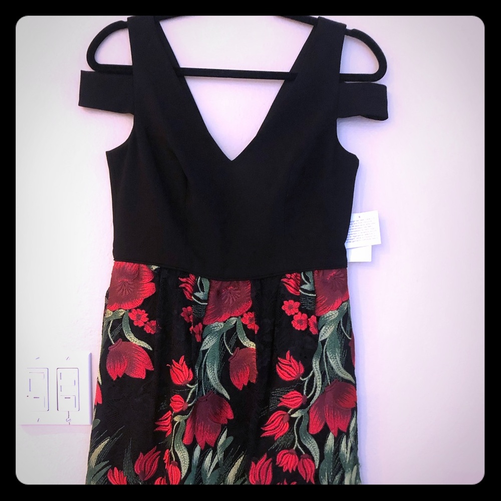 🎉SALE🎉NWT Aidan Maddox embroidered dress size 6